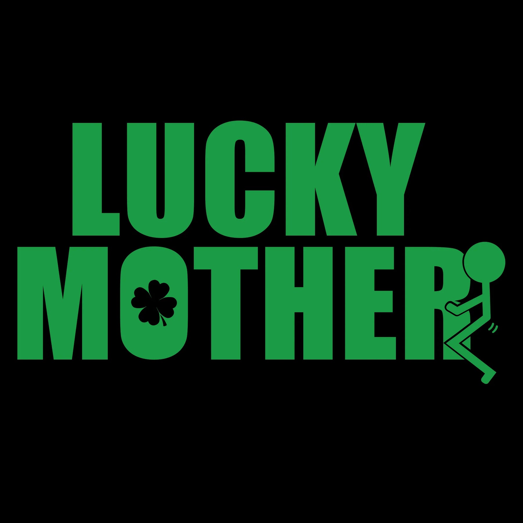 Lucky Mother Tee - Black