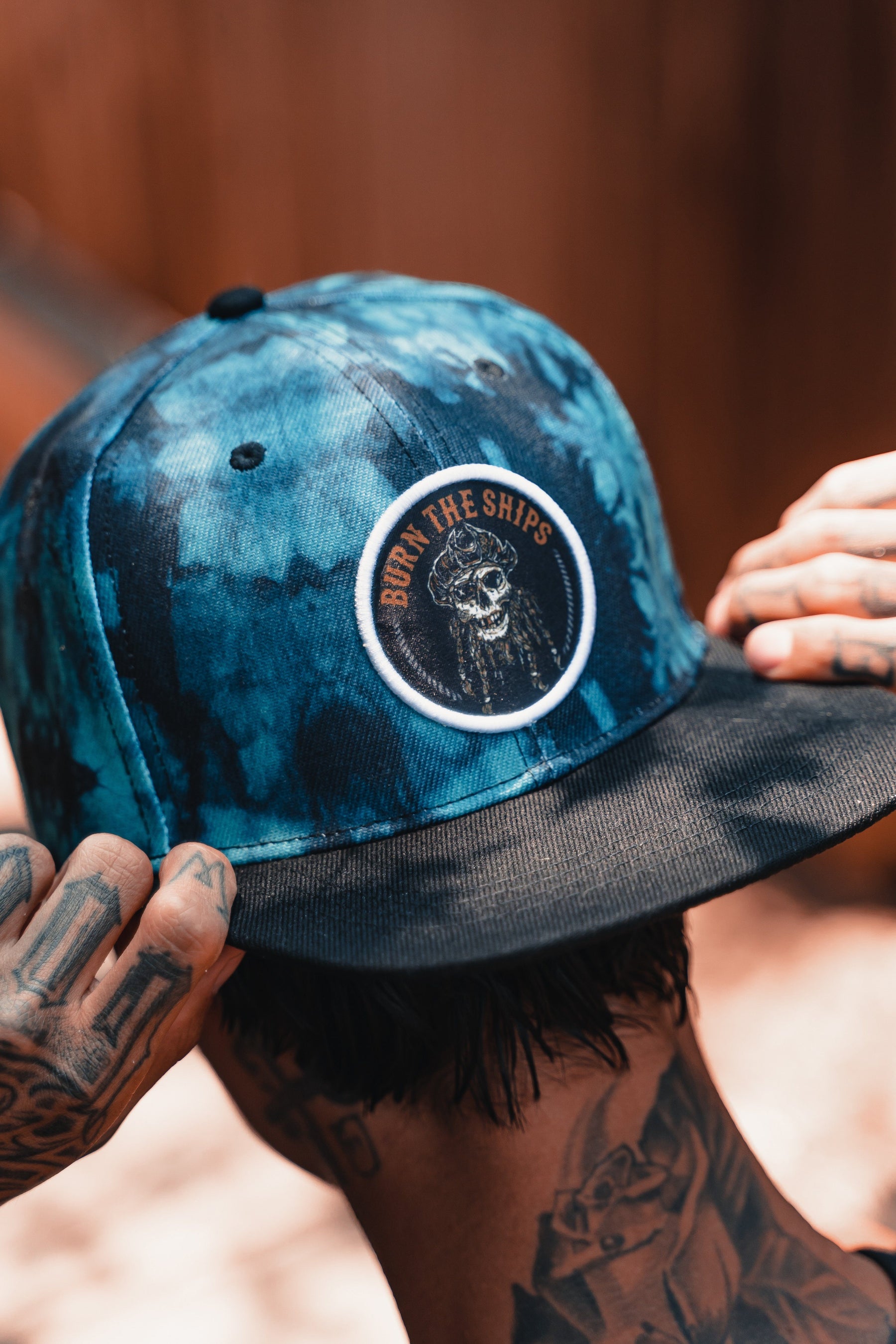 Burn the Ships Tie Dye Snapback