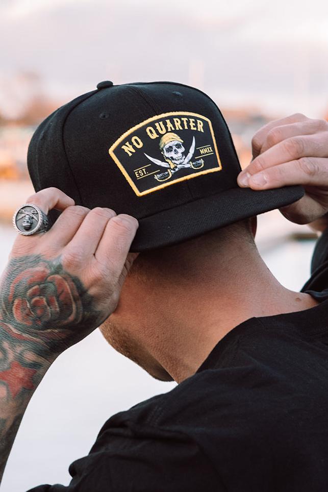 relentless betrayal - no quarter snapback on men's model