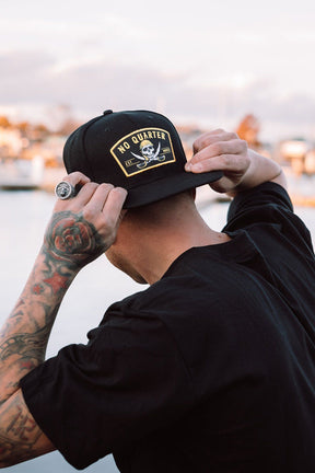 relentless betrayal - no quarter pirate patch snapback