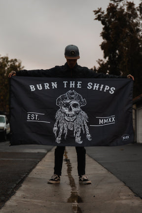 Burn The Ships Flag