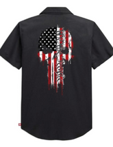 We The People Punisher Skull - Woven Button Down