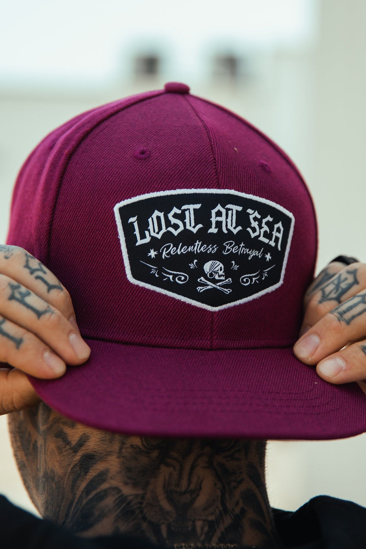 Lost At Sea Snapback - Maroon