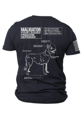 Maligator Schematic - Midnight Navy