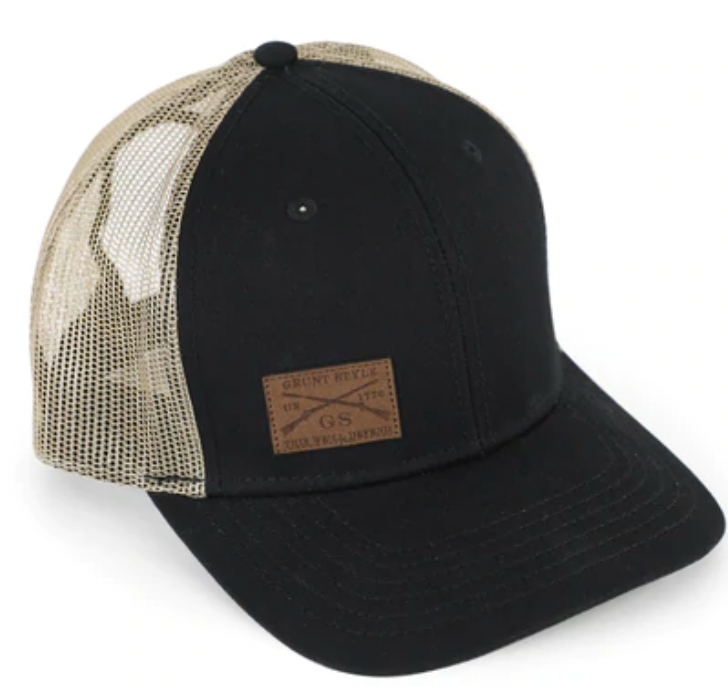 GS Logo Leather Patch Hat