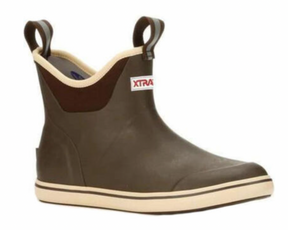 Men's 6 inch Ankle Deck Boot Chocolate/Tan