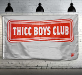 Team Thicc Boys Club Flag/Wall banner