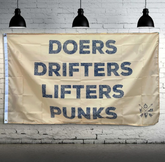 Team Doers Drifters Lifter Punk Flag/Wall banner