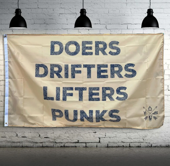 Team Doers Drifters Lifter Punk Flag