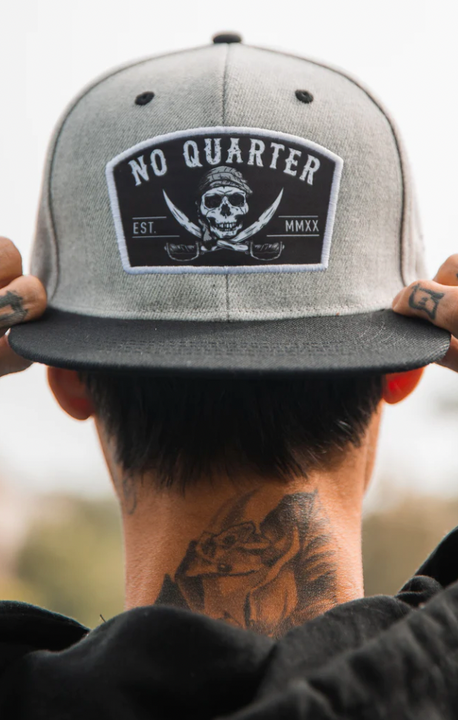 No Quarter Gray Snapback
