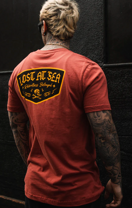 Lost at Sea Salmon Tee