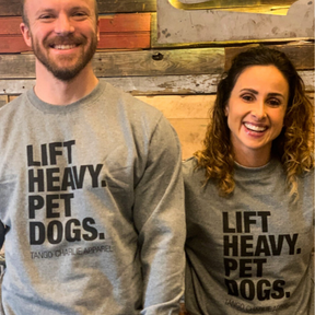 Lift Heavy, Pet Dogs Crewneck