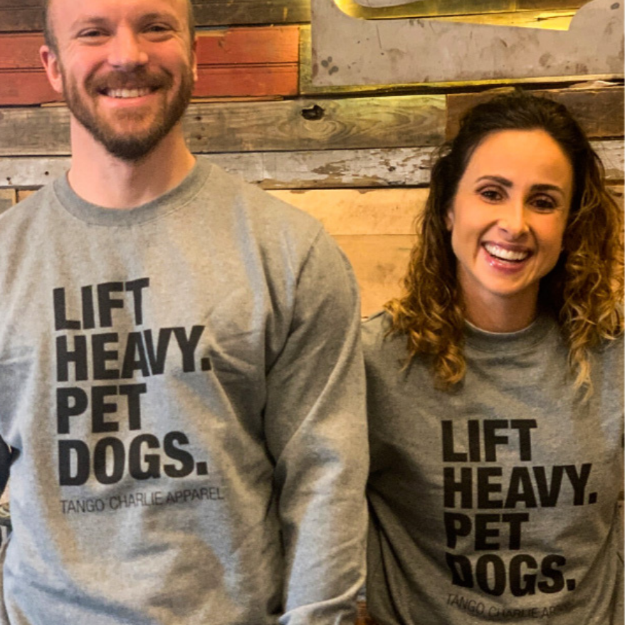 Lift Heavy, Pet Dogs Crewneck