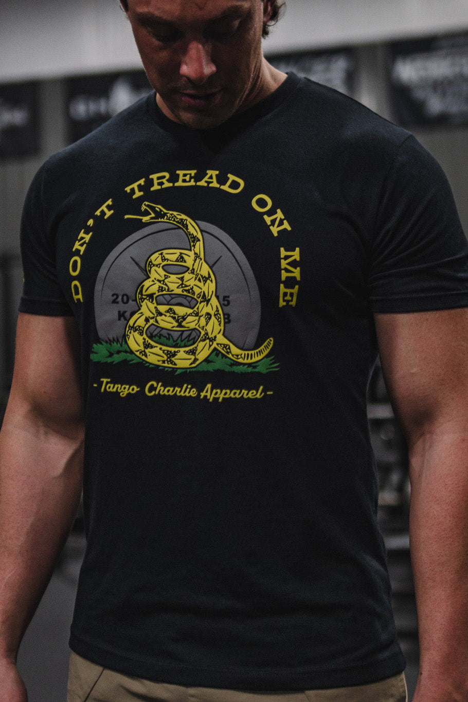 tango charlie - don't tread on me tee shirt