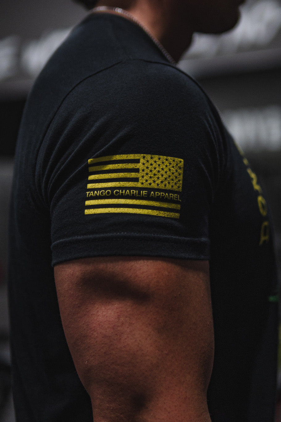 tango charlie - gadsden flag detail t-shirt