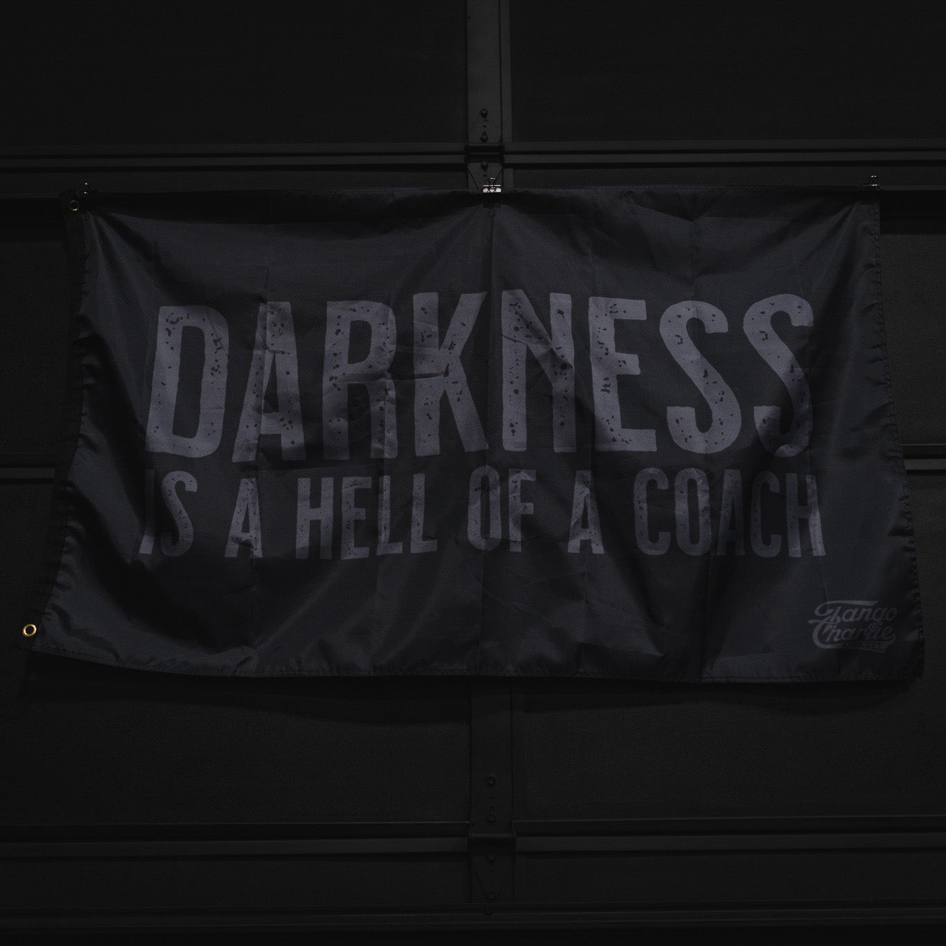 Darkness is a Hell of a Coach Flag