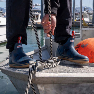 Mens Ankle Deck Boot Navy/Rogue Wave